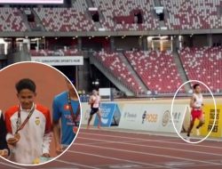 Yad Hafizudin dari NTB Raih Emas dan Pecahkan Rekor Nasional di Kejuaraan Atletik Singapura