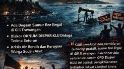 Isu Setoran Sumur Bor Ilegal Menguat, KBMLU Minta Kejati NTB Usut Tuntas dan Periksa Oknum Dispar KLU